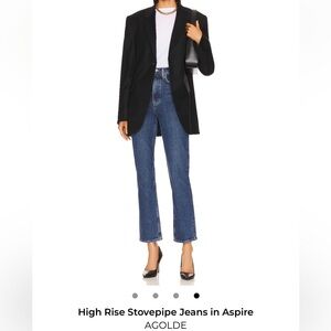 Agolde High-Rise Stovepipe Jeans in Aspire